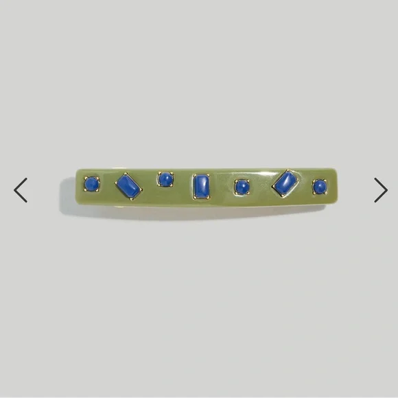 Madewell | Accessories | Madewell Green Stone Barrette Nwt  display picture 1